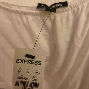 XL new white tube top